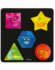 Рамка-вкладыш Геошик (Djeco, 01050k)